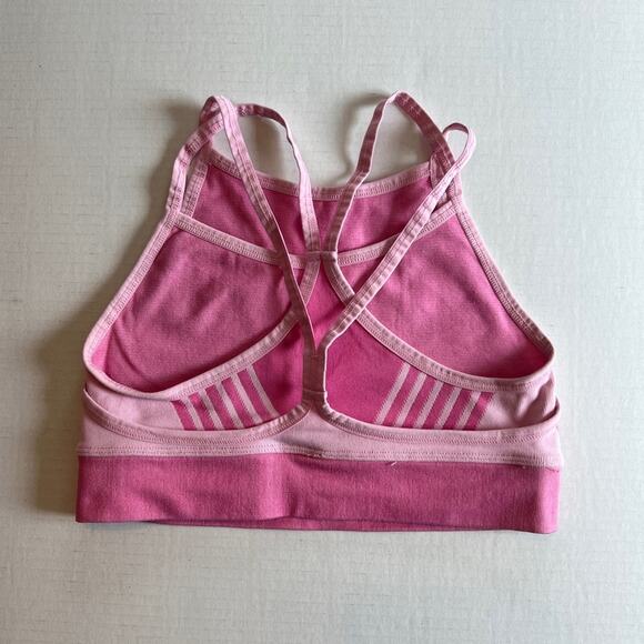 Peloton Pink High Neck Sports Bra - Picture 2 of 4